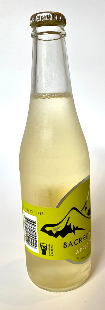 Sacred Valley Apple Cider - 24 bottles / 330ml (no added sugar) - SacredValley.com.au