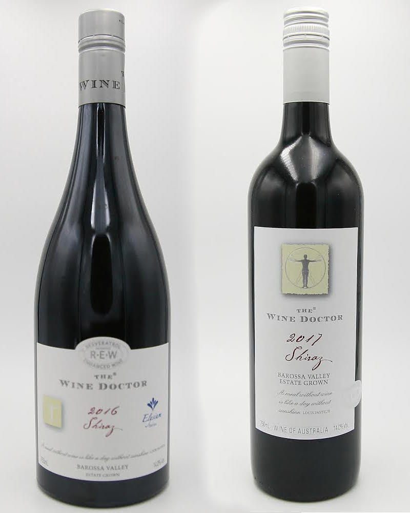 The Wine Doctor – Standard R.E.W (Year 2017) and Elysium (Year 2016) x2 bottles